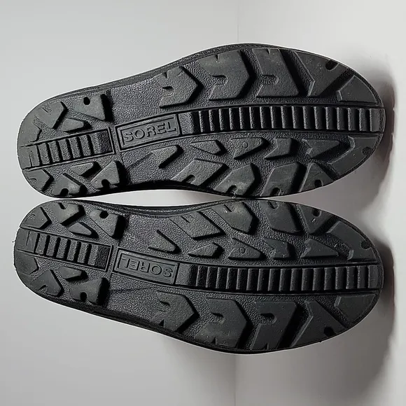 Sorel Snow Command Boots Winter Waterproof‎ Insulation Traction Black Purple 6