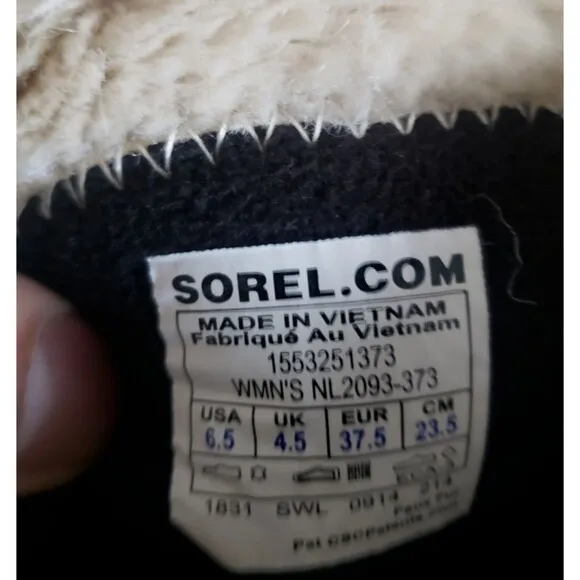 Sorel Tan Tivoli II High Waterproof Lace Up Winter Boots Women's Size 6.5