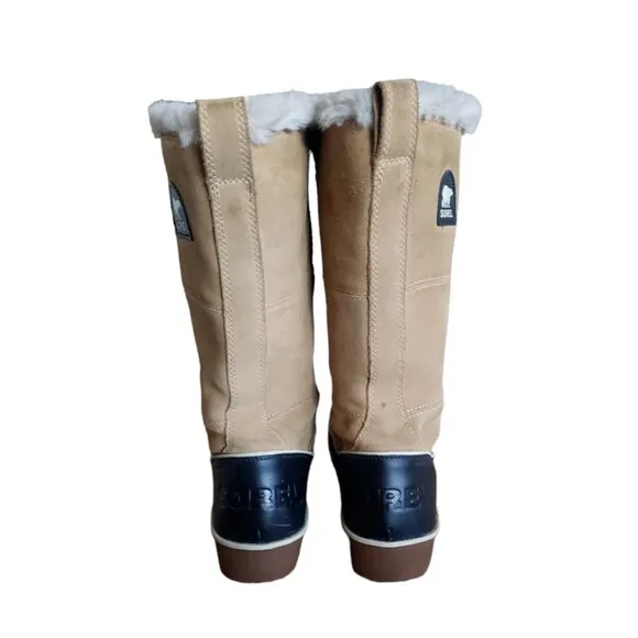 Sorel Tan Tivoli II High Waterproof Lace Up Winter Boots Women's Size 6.5