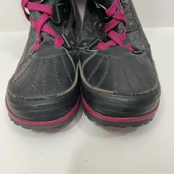 Sorel Tivoli Black Fur Lined Tall Winter Boots