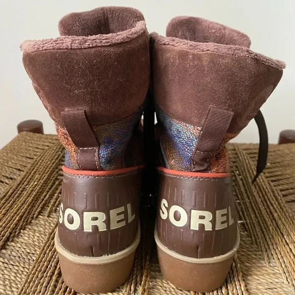Sorel Tivoli Boots Women’s 6 Winter Snow Boot Aztec Print