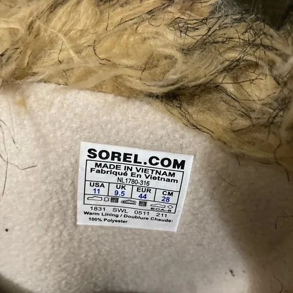 Sorel Tofino CVS Laredo Winter Boots Size 11