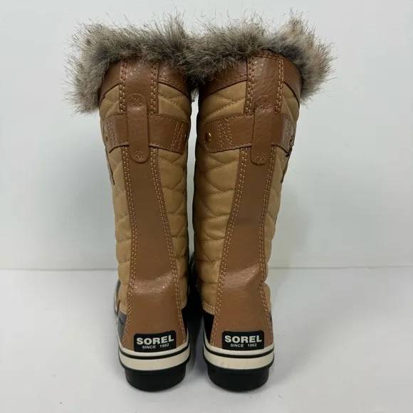 Sorel Tofino II Tall Winter Lace Up Boots Tan Brown