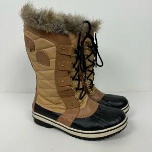 Sorel Tofino II Tall Winter Lace Up Boots Tan Brown