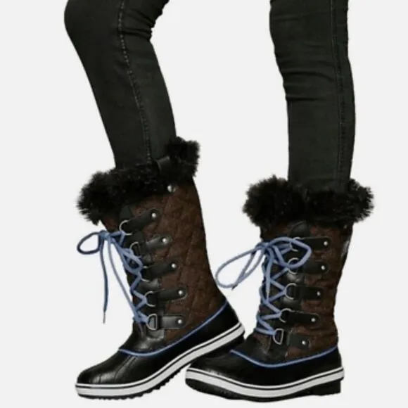 Sorel Tofino II Herringbone Winter Boots Size 8