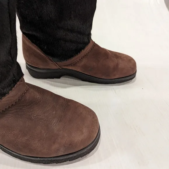 SOREL Totem brown suede fur trimmed tall winter boots size 8