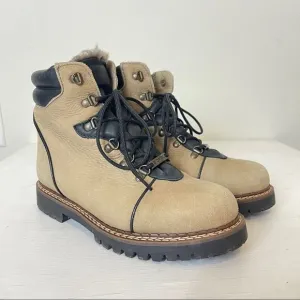 Sorel Vintage Wool Lined Hiking Boots Size 9.5