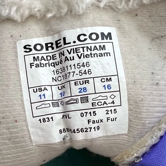 Sorel Winter Boots Size 11