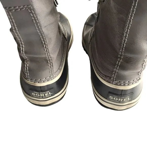 Sorel Winter Carnival Boots Size 7 Quarry Mid Calf Waterproof Snow Boots NL1495