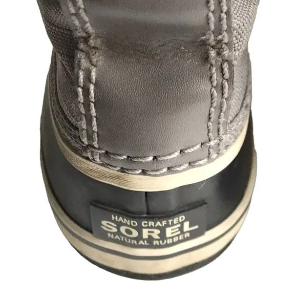 Sorel Winter Carnival Boots Size 7 Quarry Mid Calf Waterproof Snow Boots NL1495