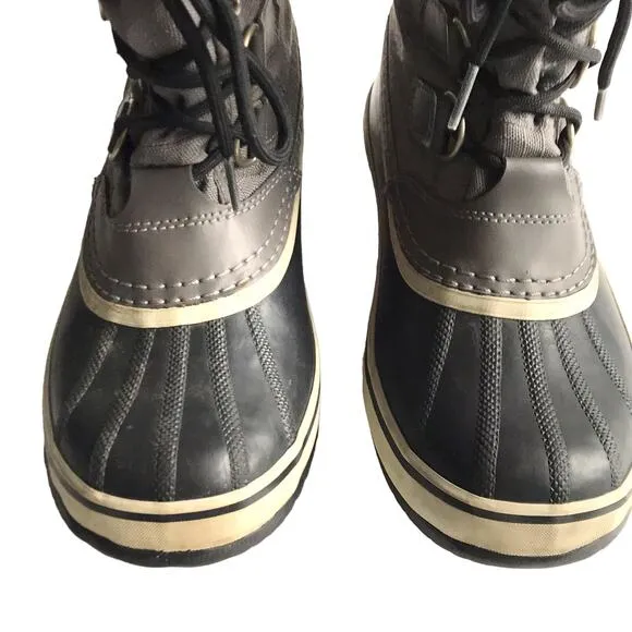 Sorel Winter Carnival Boots Size 7 Quarry Mid Calf Waterproof Snow Boots NL1495
