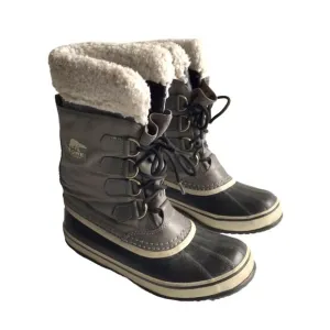 Sorel Winter Carnival Boots Size 7 Quarry Mid Calf Waterproof Snow Boots NL1495