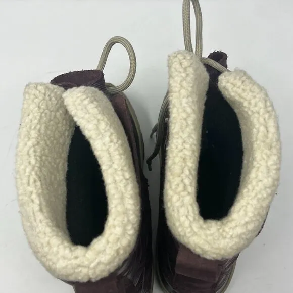 Sorel women's 1964 Pac Winter Snow Boots purple 9 mulberry