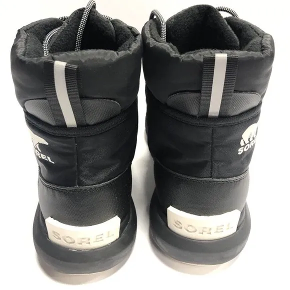 Sorel Women’s Explorer II Carnival Black Winter Boots, Size 10M