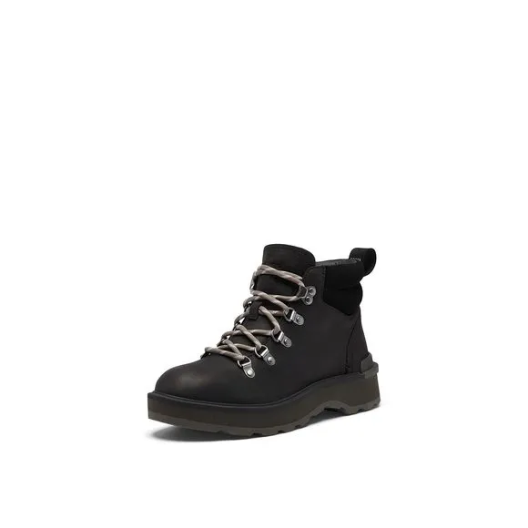 SOREL WOMEN'S HI-LINE HIKER BOOT - BLACK, JET - SIZE 8