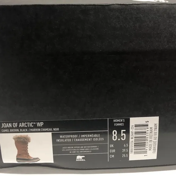 Sorel Women’s Joan Of Arctic Waterproof Winter Boots, Size 8.5M