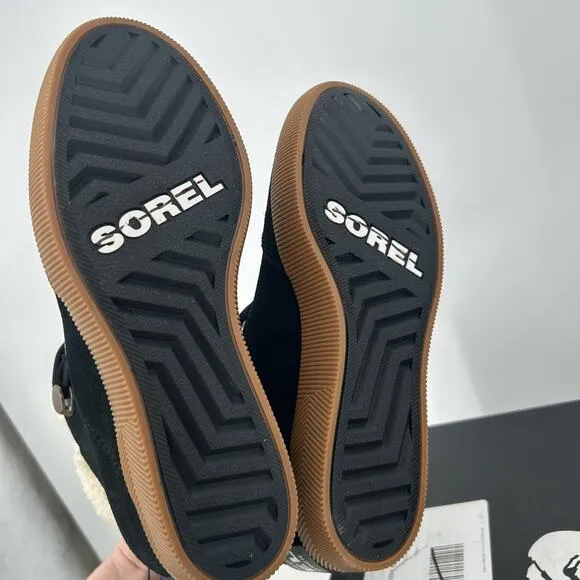 Sorel Womens Size 8 Out N About Cozy Wedge Faux Shearling Winter Booties Boots