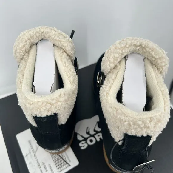 Sorel Womens Size 8 Out N About Cozy Wedge Faux Shearling Winter Booties Boots