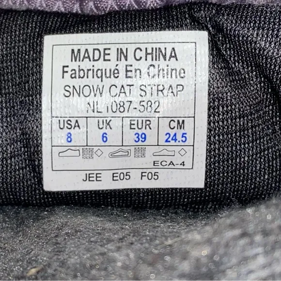 Sorel Women's Snow Cat Strap NL1087 Purple Insulated Waterproof Winter Boots