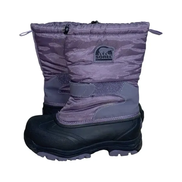 Sorel Women's Snow Cat Strap NL1087 Purple Insulated Waterproof Winter Boots