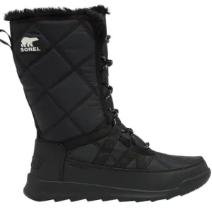 Sorel Women's Whitney II Tall Lace Black Winter Snow Boots Size 7