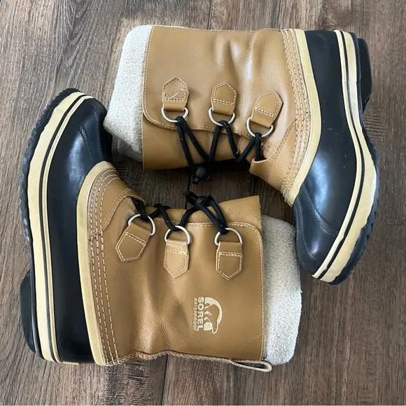 Sorel Yoot PAC Youth Waterproof Winter Snow Boots Size 3
