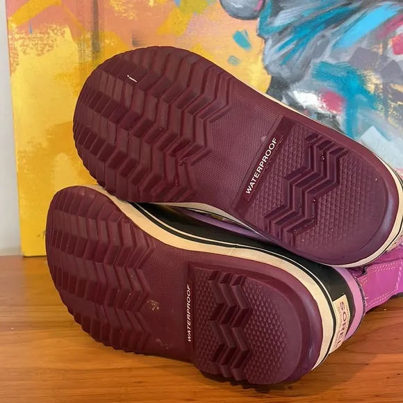 Sorel Youth Waterproof Snow Boots Size 2