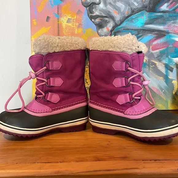 Sorel Youth Waterproof Snow Boots Size 2