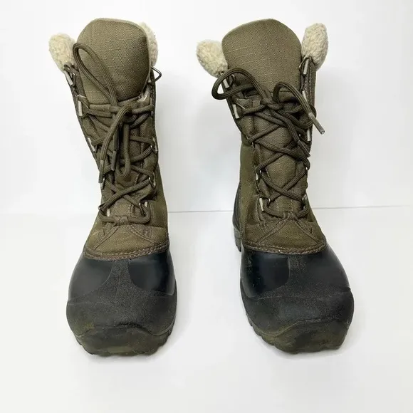 SOREL Cumberland Womens Size 7 Thinsulate Army Olive Green Snow Winter Boot