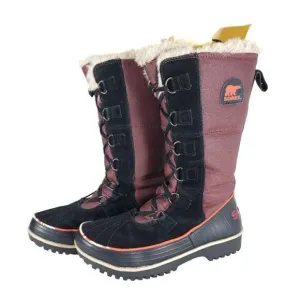 Sorel Women's TIVOLI High II US7,5 Madder Brown Lined Faux Fur Snow Boots