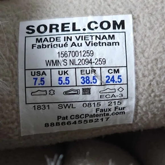 Sorel Women's TIVOLI High II US7,5 Madder Brown Lined Faux Fur Snow Boots