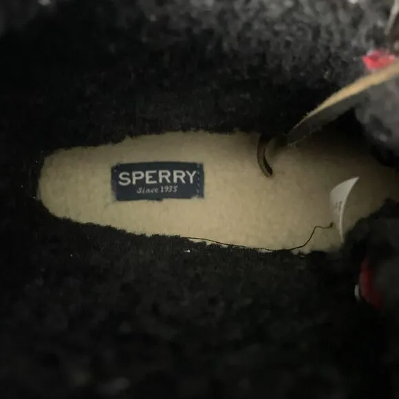 Sperry Boots Men 13 M Decoy Shearling Duck Boots STS15924 Waterproof Snow Winter