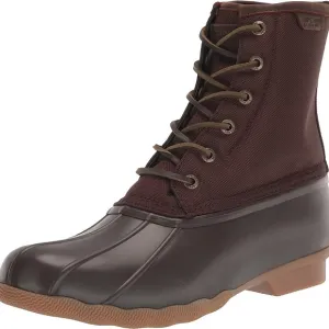 Sperry Men’s Saltwater Top Sider Duck Rain Boots Brown Size 13 NEW