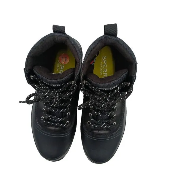 Sperry Top Sider Cannon Winter Waterproof Men's‎ Boots Size 11 Black STS24396