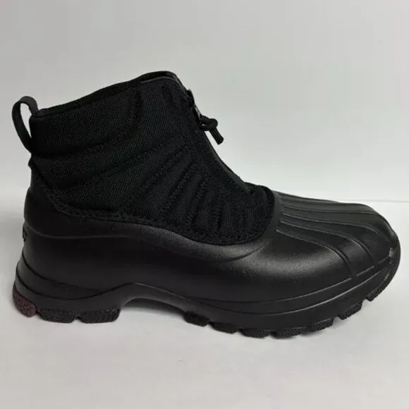 Sperry Women’s Duck Float Zip Black Winter Boots, Size 9 M