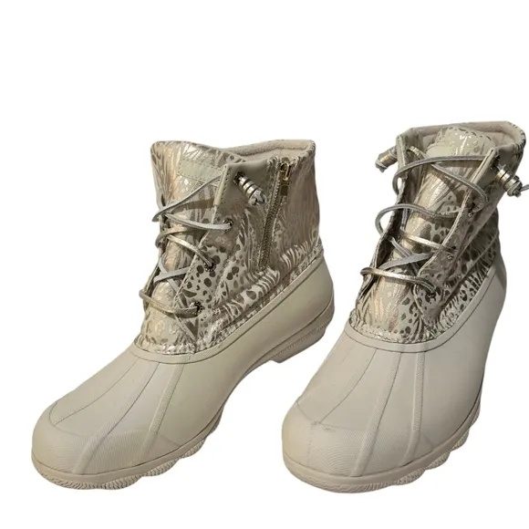Sperry Women's Salt Water Snow Rain Duck Boots 10