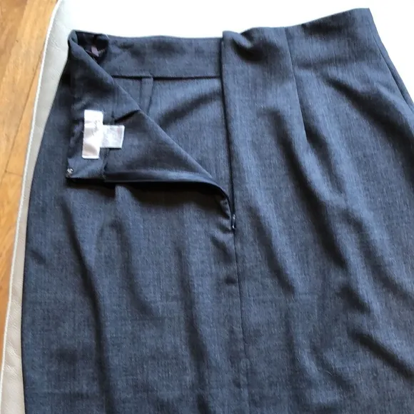 Spiegel NWOT high waist gray midi skirt