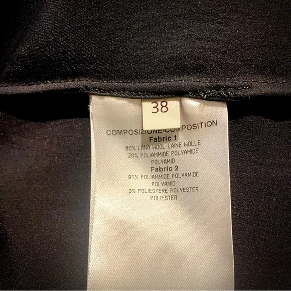 STELLA MCCARTNEY⭐️38⭐️Perfect Grey Wool And Silk-like Sheath Dress . GORGEOUS 💥