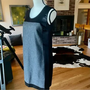 STELLA MCCARTNEY⭐️38⭐️Perfect Grey Wool And Silk-like Sheath Dress . GORGEOUS 💥