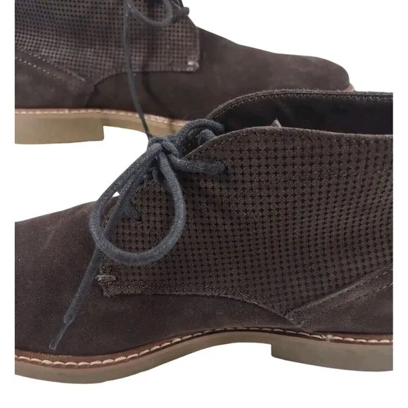 Steve Madden HARDENN Men's Boot Chukka - Sz 10 M US 3 Eye Chocolate Brow…