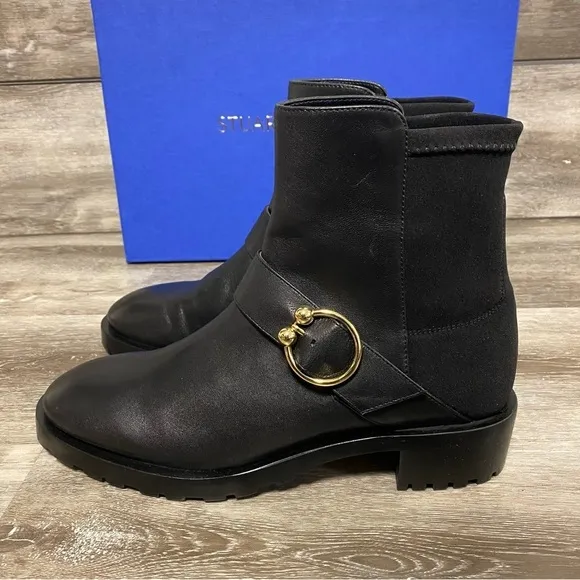 Stuart Weitzman | Luxering Suede Ankle Boots Size 8.5 NEW