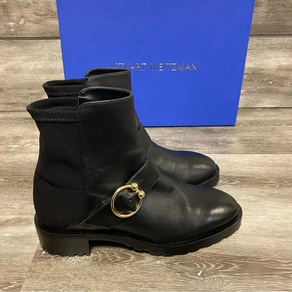 Stuart Weitzman | Luxering Suede Ankle Boots Size 8.5 NEW