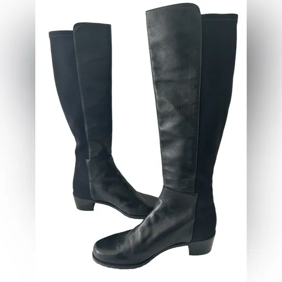 Stuart Weitzman Mixitup Mezza Mezza 5050 Knee High Boots Size 7