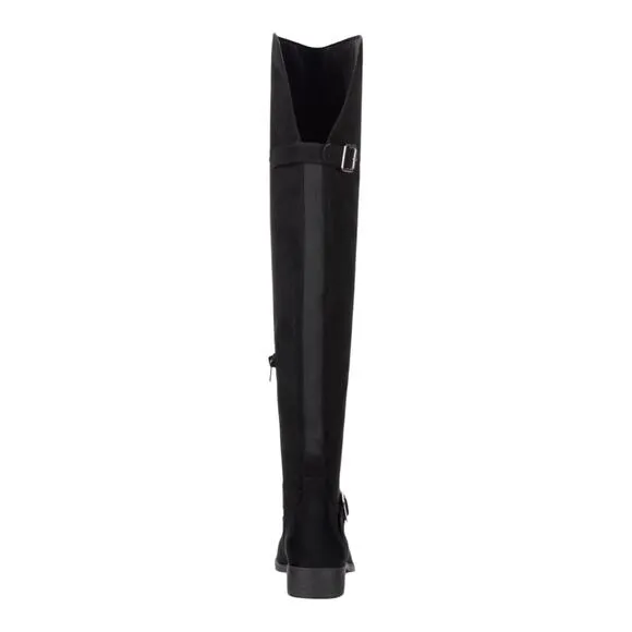 Sun   Stone Women's Anyaa Over The Knee Boots Black Size 5