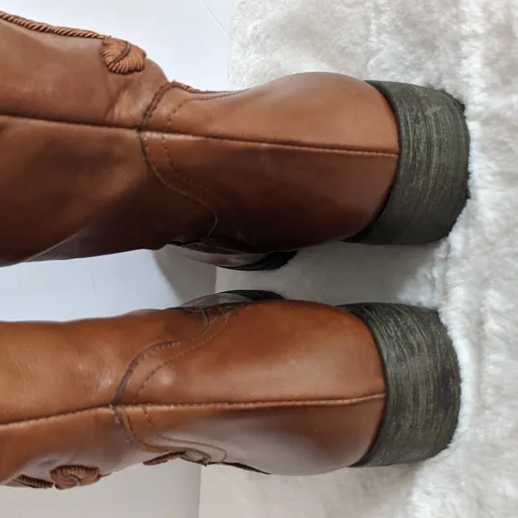 Sundance Brown Italian Leather Boots