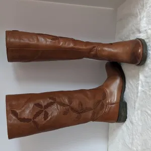 Sundance Brown Italian Leather Boots
