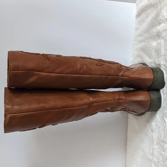 Sundance Brown Italian Leather Boots