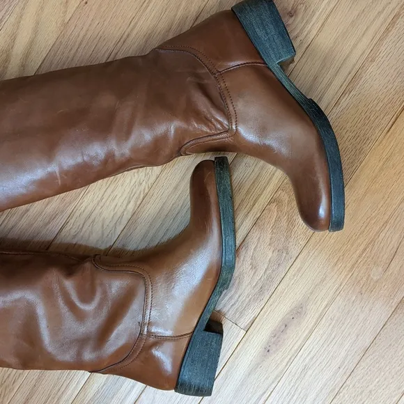Sundance Brown Italian Leather Boots
