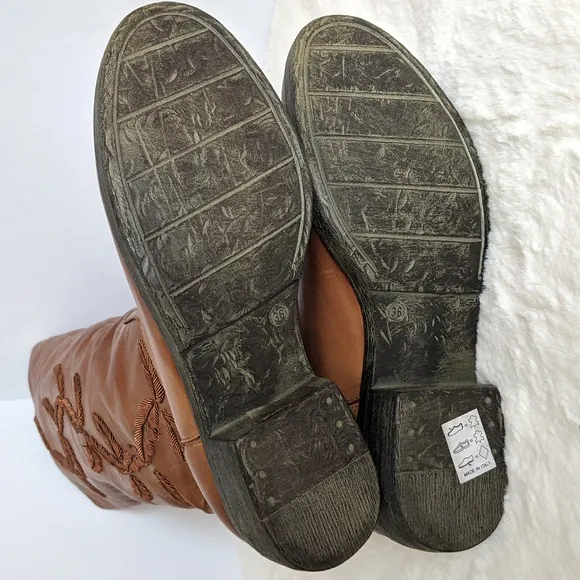 Sundance Brown Italian Leather Boots
