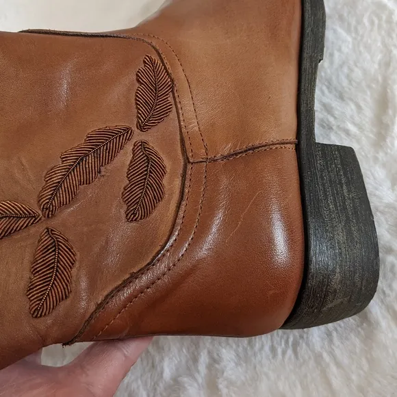 Sundance Brown Italian Leather Boots